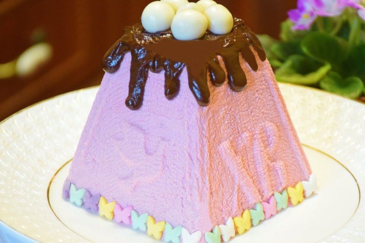 Творожная пасха с вишней