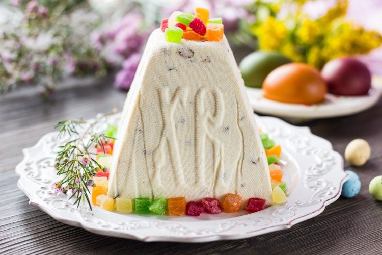 Творожная пасха на водяной бане