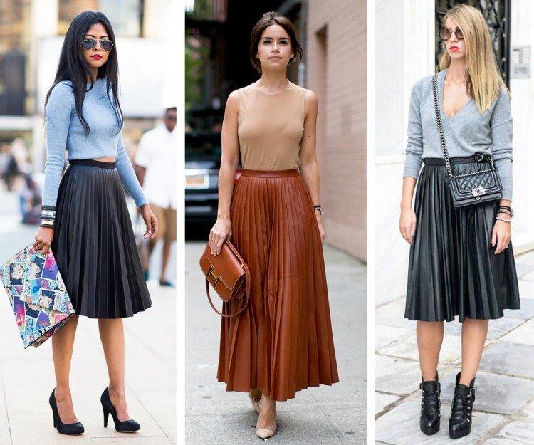 Плиссированные юбки
