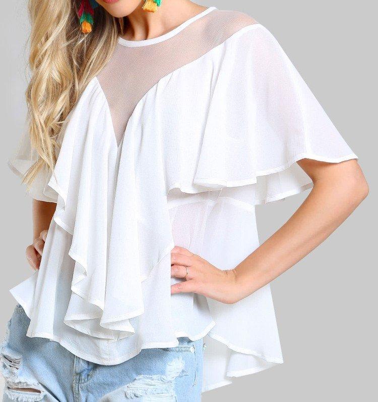 Модные женские блузки 2021 - фото и идеи