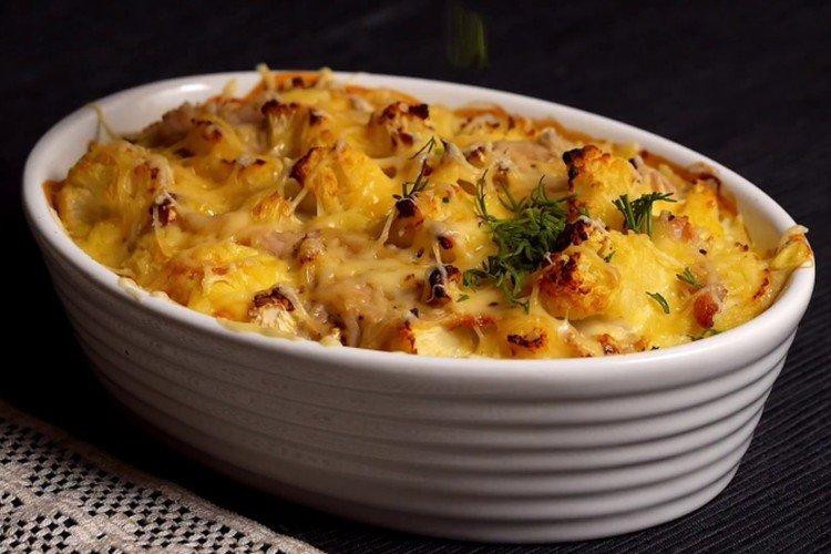 Индейка с цветной капустой