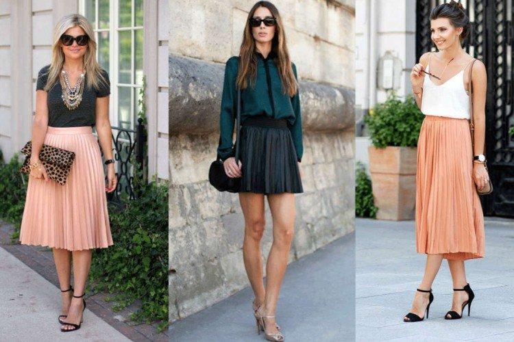 С чем носить плиссированную юбку - фото и идеи