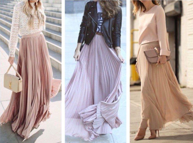 С чем носить плиссированную юбку - фото и идеи