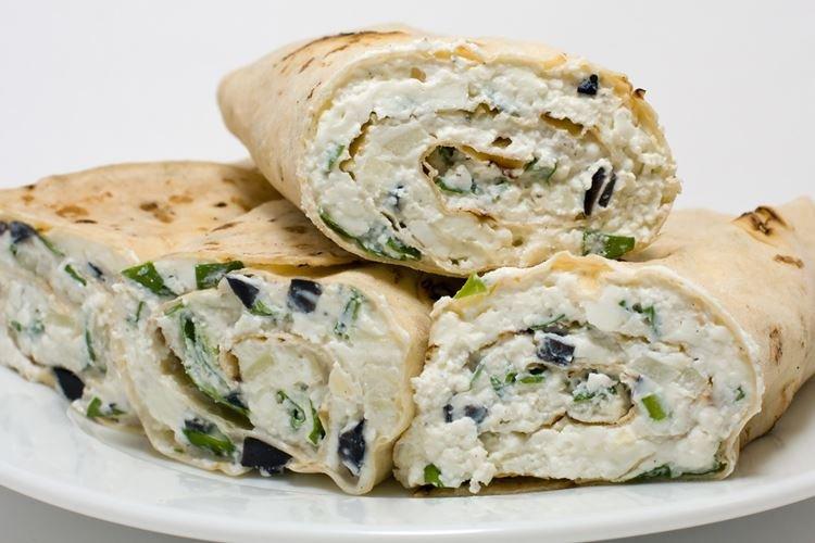 Творог и овощи