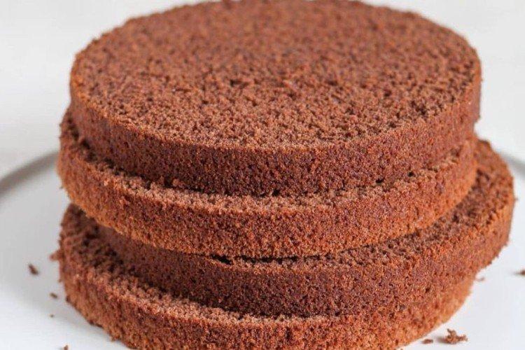 Шоколадный бисквит на растительном масле