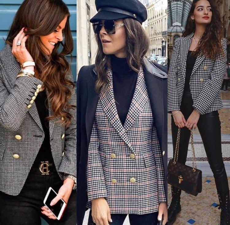 Модные женские пиджаки 2021 - фото и идеи