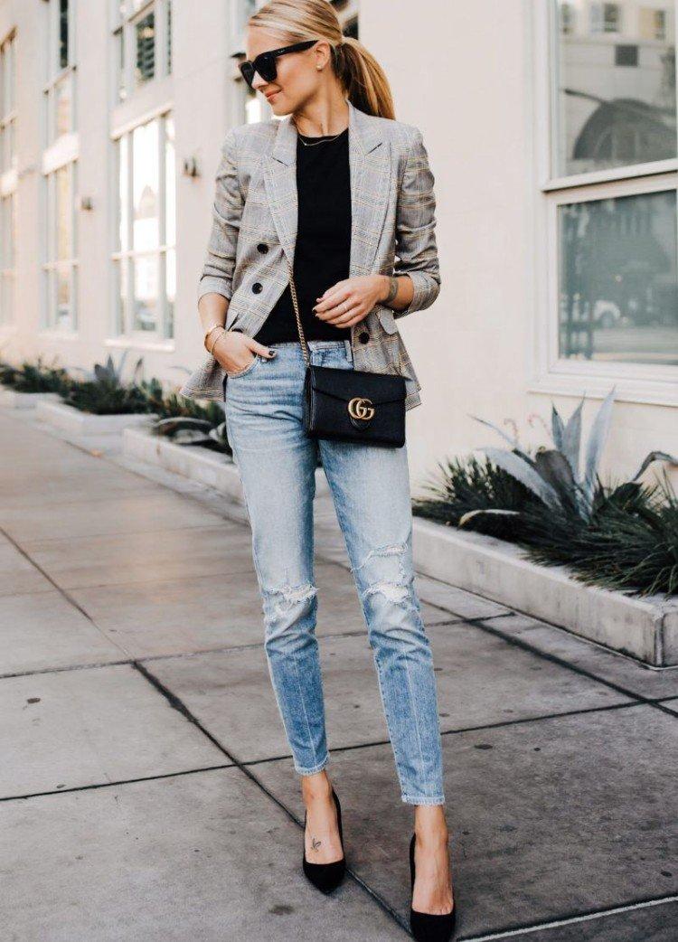 Модные женские пиджаки 2021 - фото и идеи
