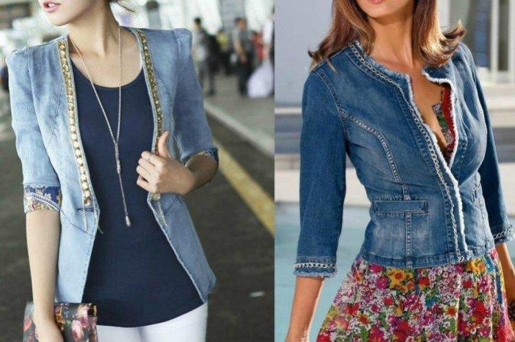 Джинсовые пиджаки