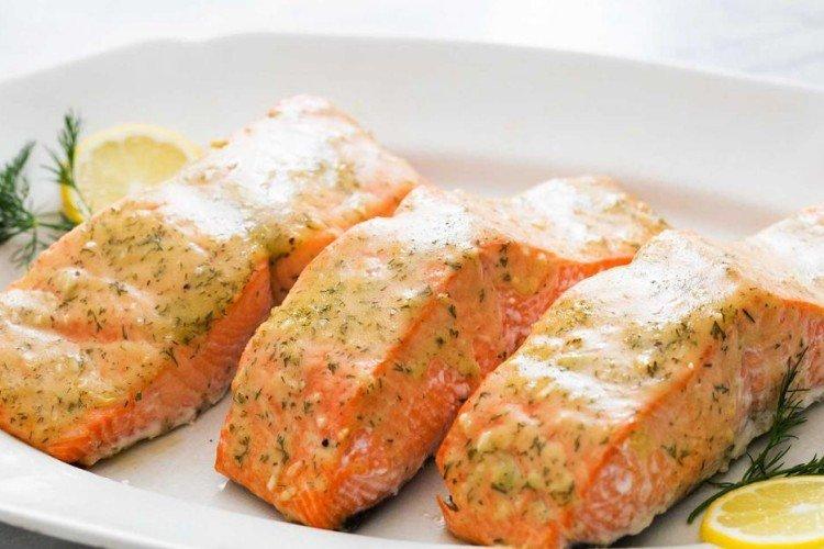 Рыба под маринадом с горчицей