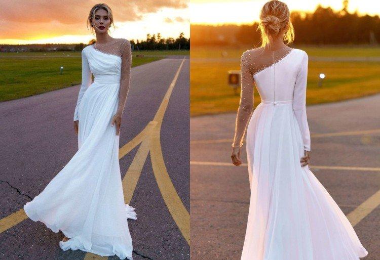 Модные свадебные платья 2021 - фото и идеи