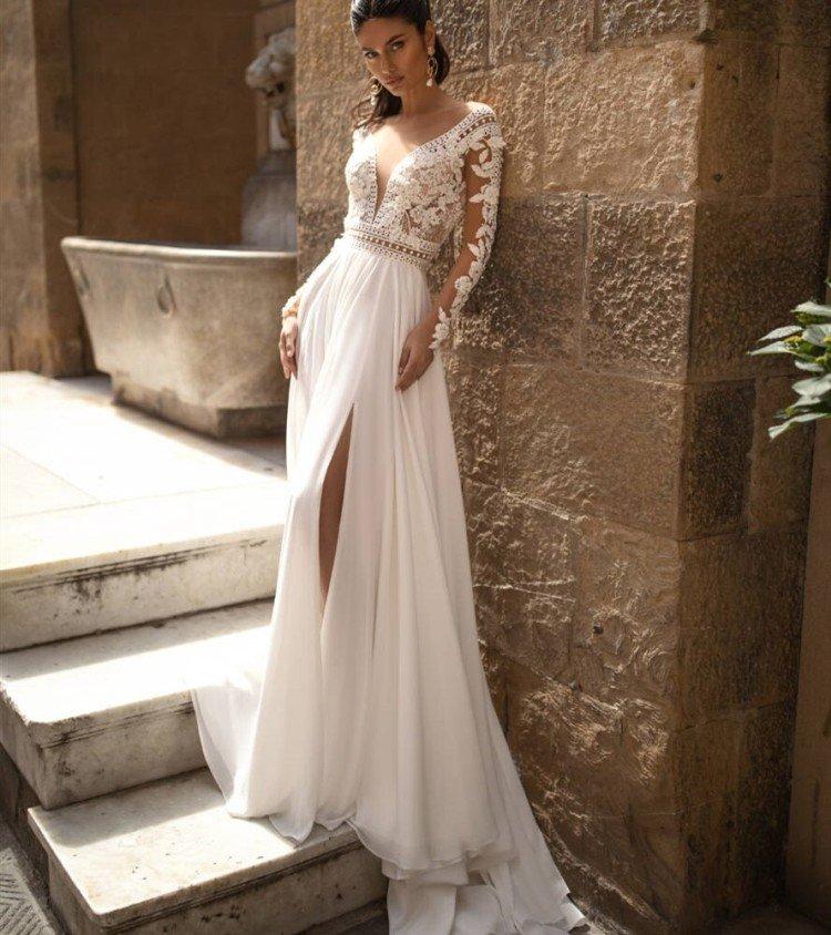 Модные свадебные платья 2021 - фото и идеи