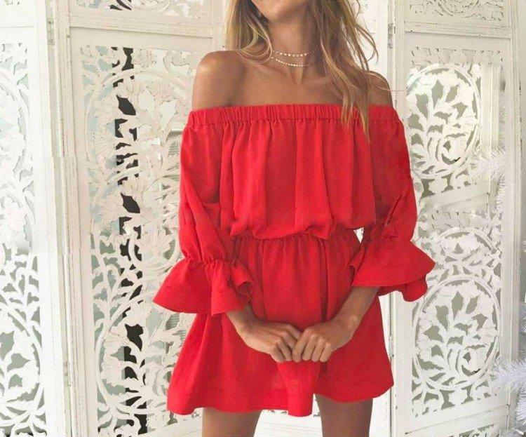 Открытые плечи