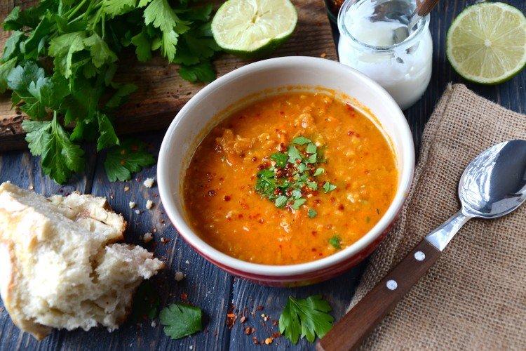 Суп с машем и чечевицей