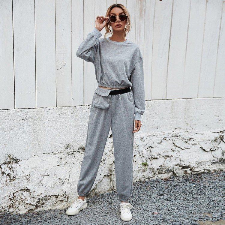 Модные женские спортивные костюмы 2021 - фото