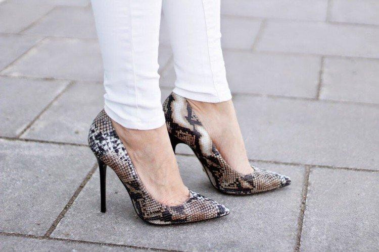 Туфли с анималистическим принтом
