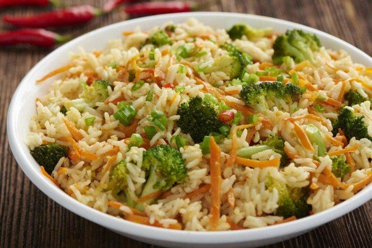 Рис с брокколи