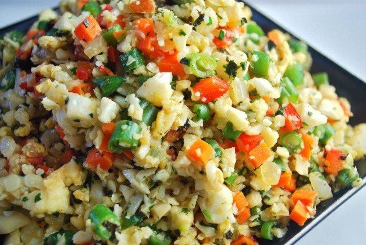 Рис с цветной капустой