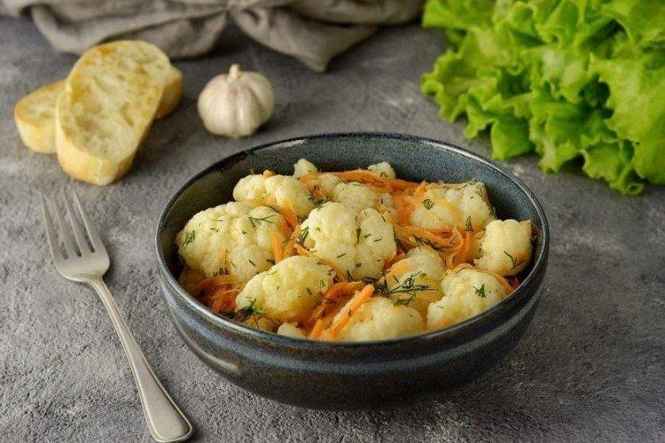 Цветная капуста по-корейски