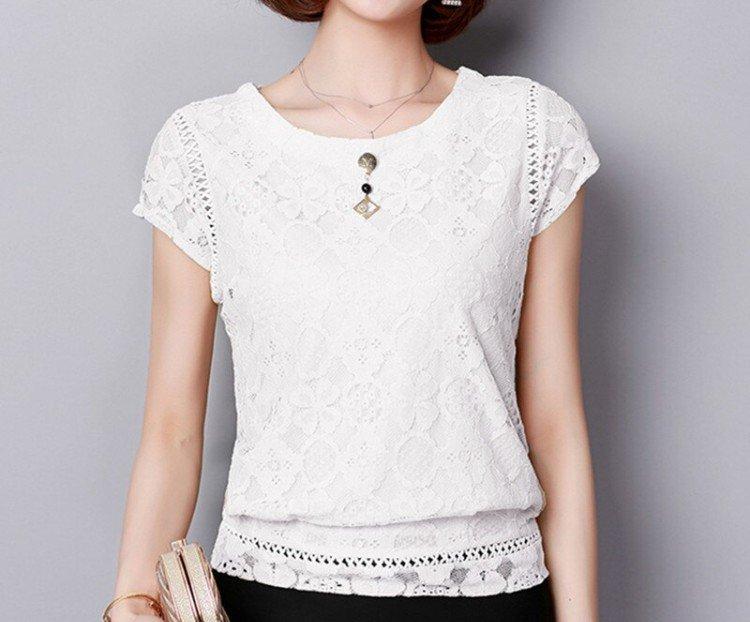 Футболки с кружевами