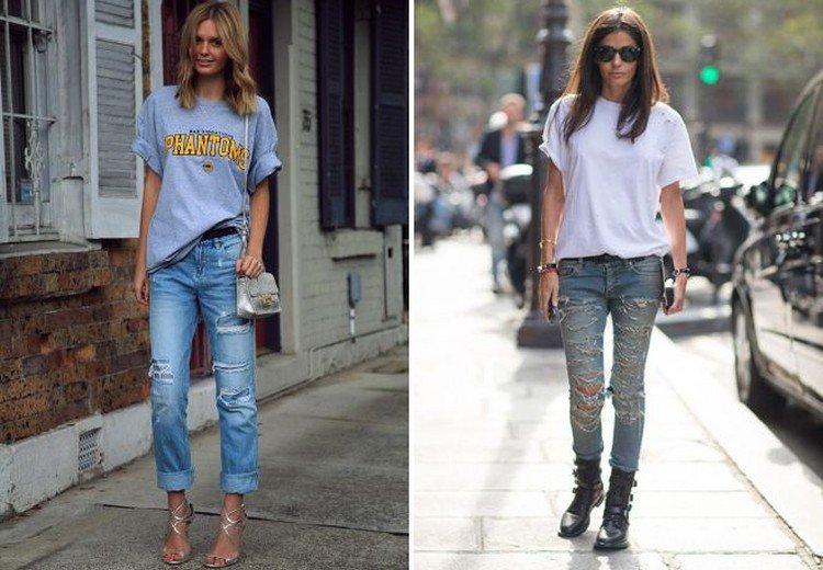 Модные женские футболки 2021 - фото