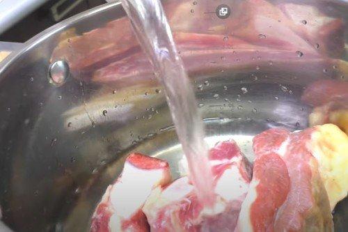 Борщ с квашеной капустой по ГОСТу