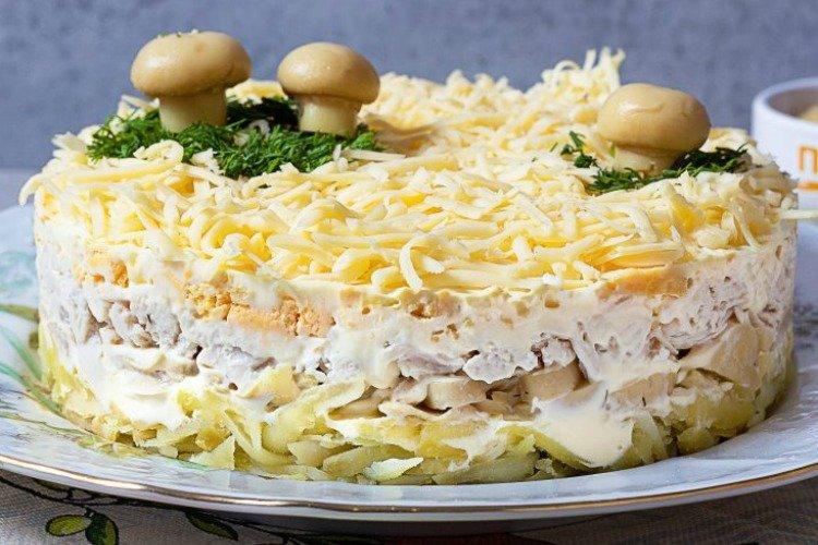 Салат «Полянка»