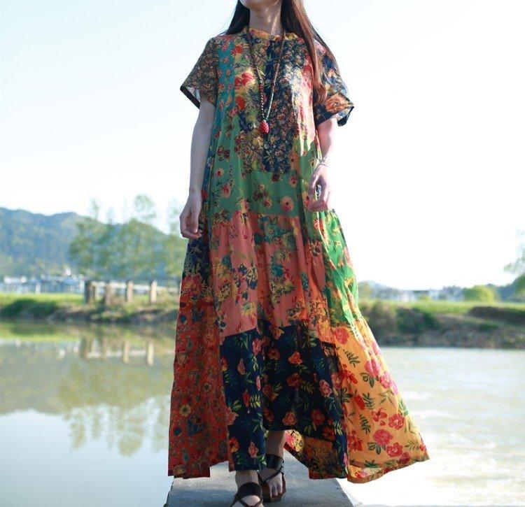 Пэчворк и лоскутные платья