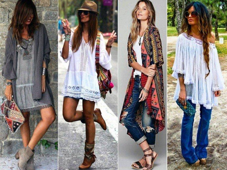 Стиль бохо в одежде - фото и образы