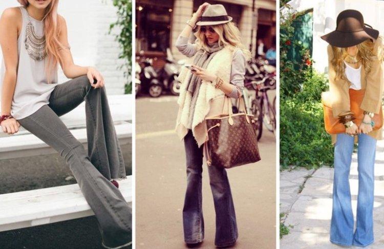 Джинсы и брюки в стиле бохо