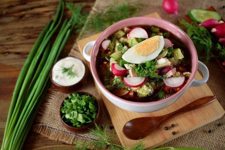 Окрошка на пиве