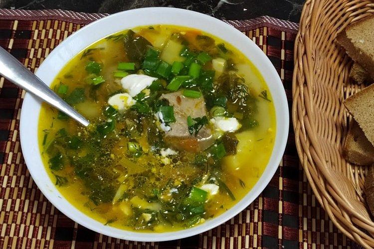 Классический рецепт зеленого борща с щавелем