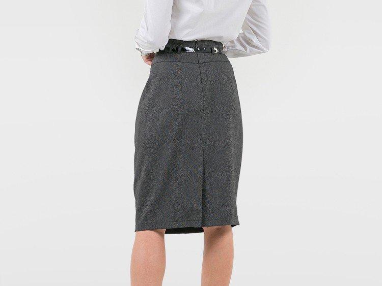 Юбка со шлицей