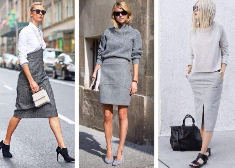 Прямая юбка