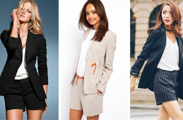 Шорты в деловом стиле