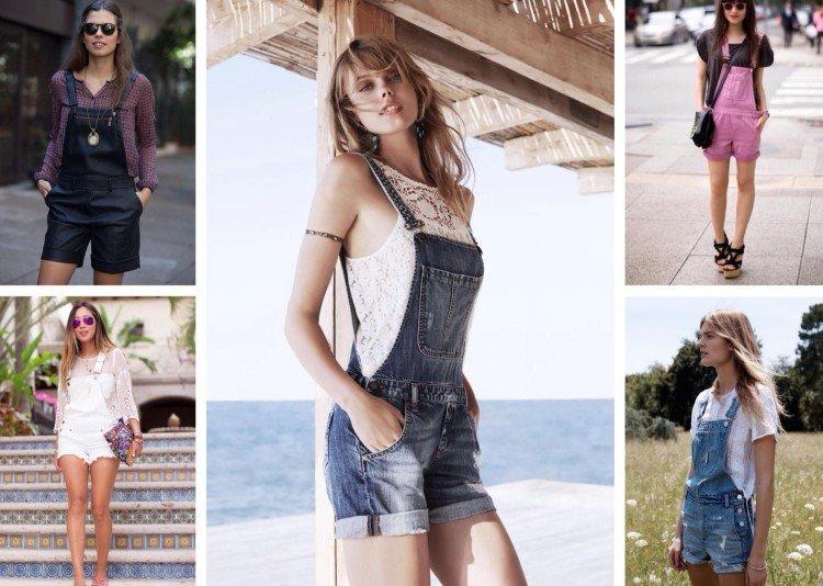 Шорты-комбинезон