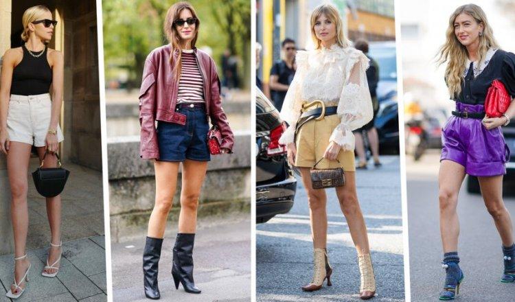 Модные женские шорты 2021 - фото