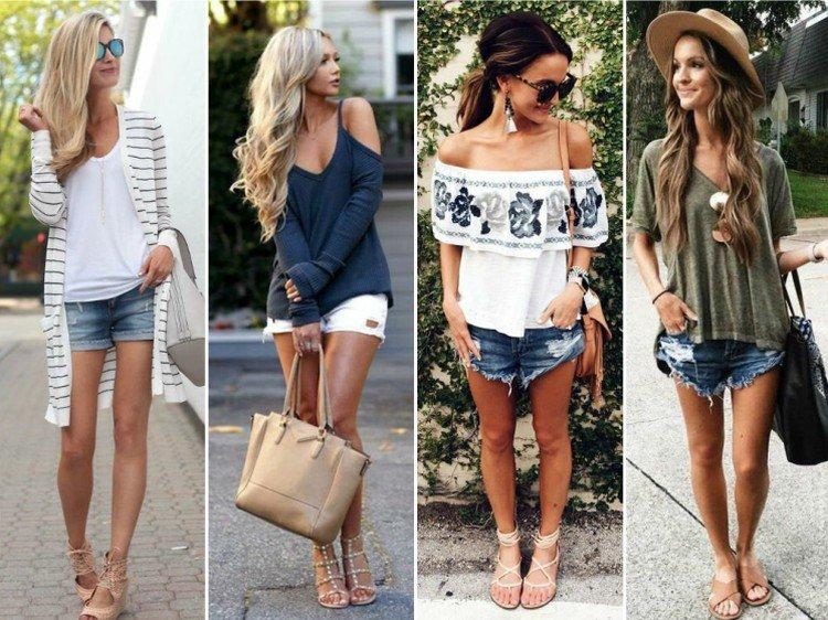 Модные женские шорты 2021 - фото