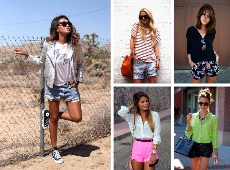 Модные женские шорты 2021 - фото