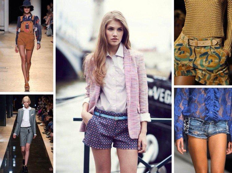 Модные женские шорты 2021 - фото