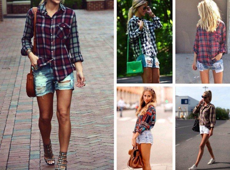 Модные женские шорты 2021 - фото
