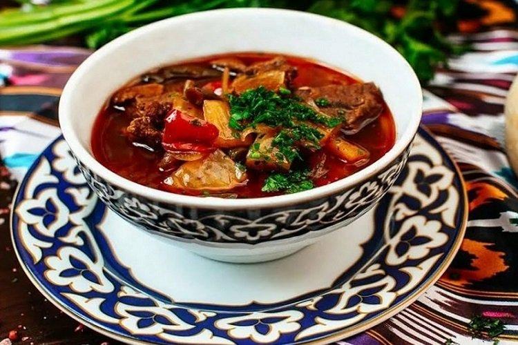 Шурпа с бараниной по-тюркски