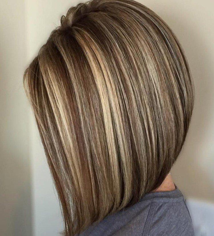 Мелирование на темные волосы - фото