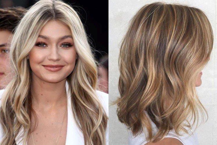 Обратное мелирование