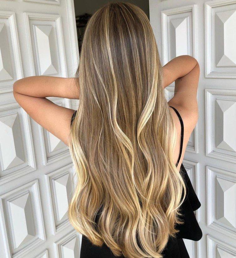 Мелирование на русые волосы 2021 - фото