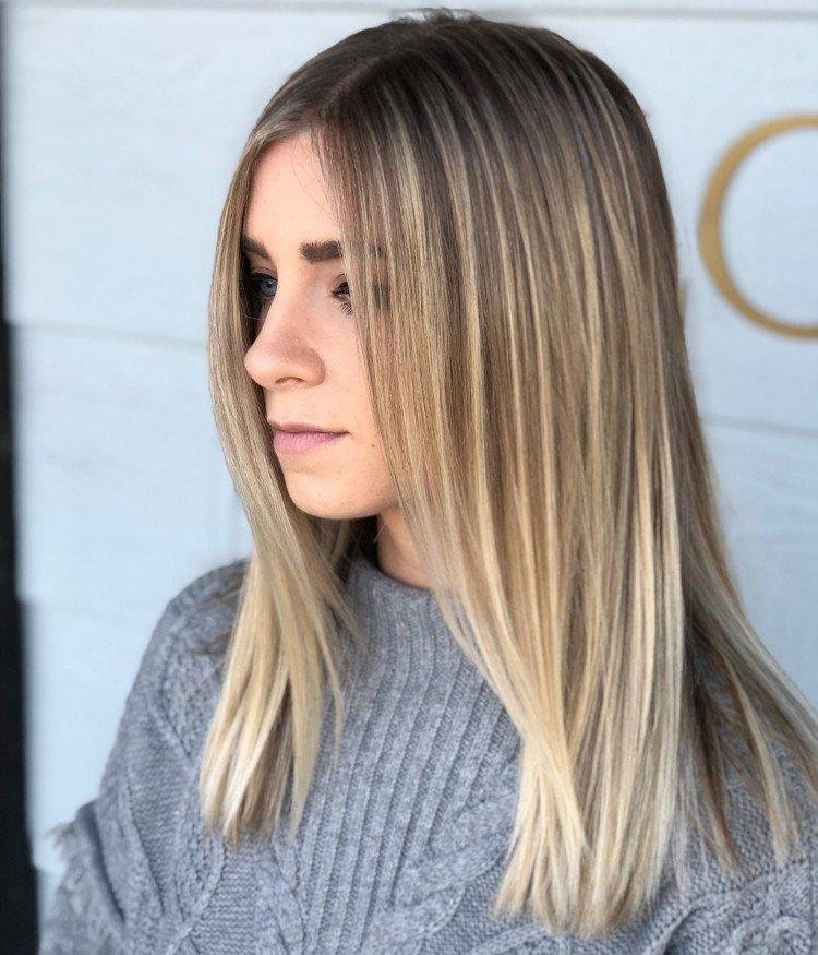 Мелирование на русые волосы 2021 - фото