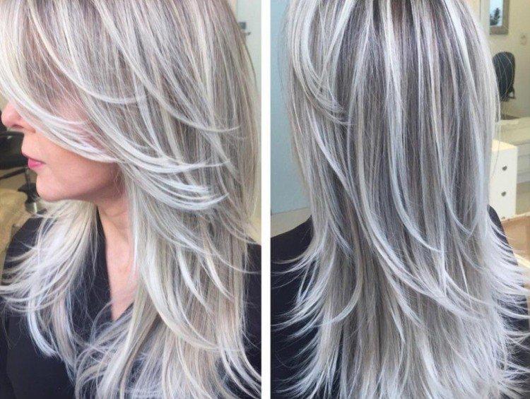 Холодное мелирование на русые волосы