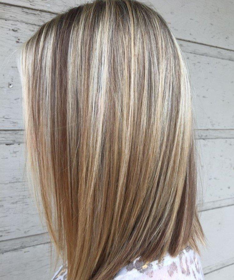 Мелирование на русые волосы 2021 - фото