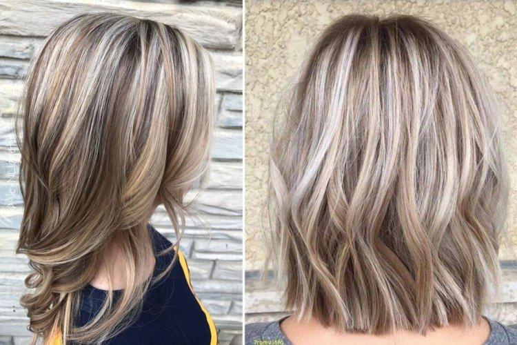 Контрастное мелирование