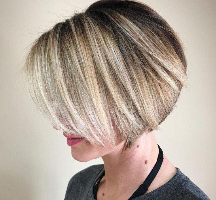 Мелирование на короткие волосы 2021 - фото