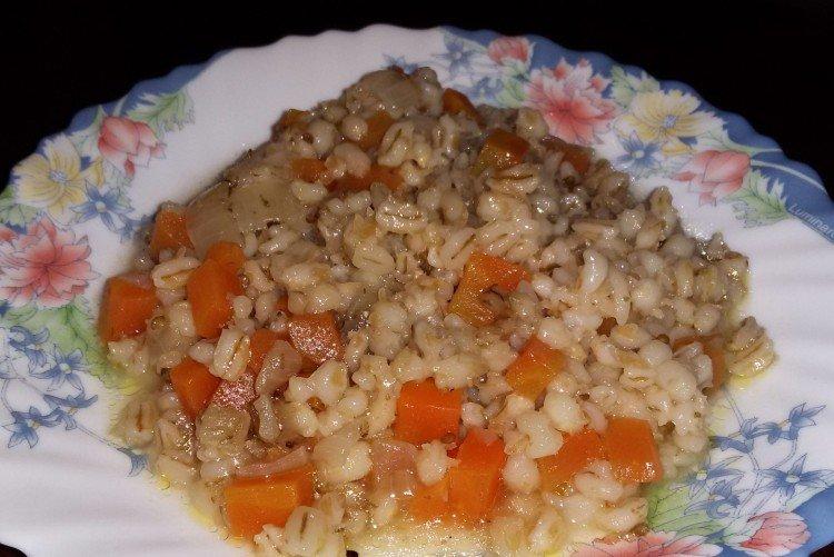 Перловая каша с рыбой